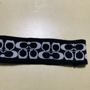 Coach knit headband